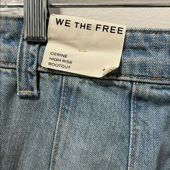 NWT FREE PEOPLE CERINE RELAXED BOOTCUT DENIM SIZE 25 - Picture 16 of 16